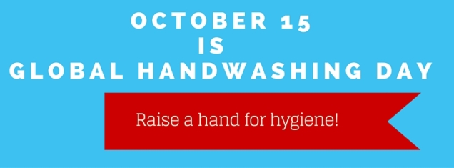 Oct 15 is Global Handwashing Day